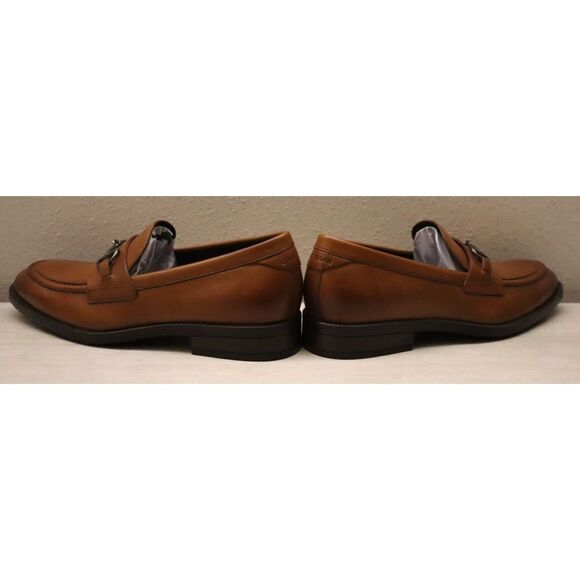 Cole Haan C37282 Men's Sz 7.5M Brown Leather Modern Essentials Bit Loafers - Picture 15 of 16